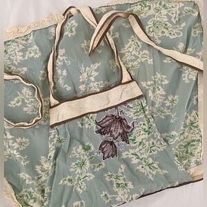 Anthropologie Floral Apron